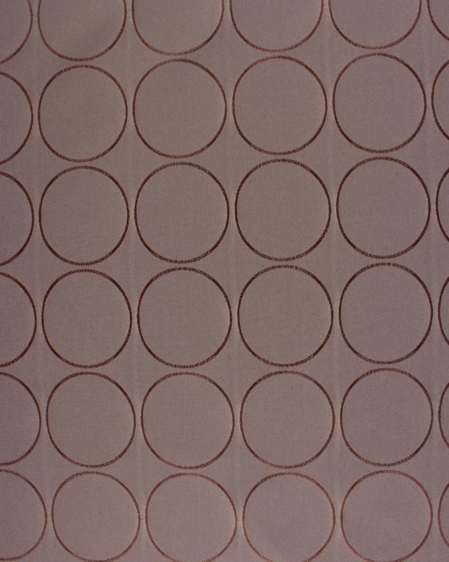 Polyester - Ronds Suede Naturel - Tissushop