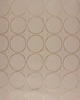 Polyester - Ronds Suede Moka - Tissushop