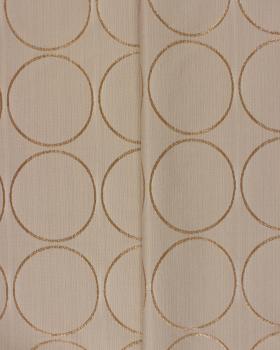 Polyester - Ronds Suede Moka - Tissushop