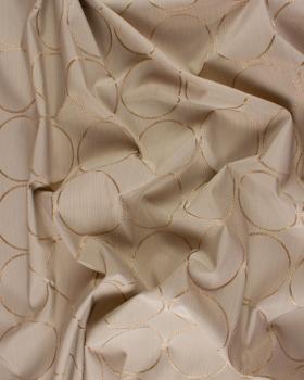 Polyester - Ronds Suede Moka - Tissushop