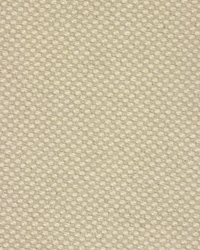 Damier coton / lin en 280 cm Naturel - Tissushop