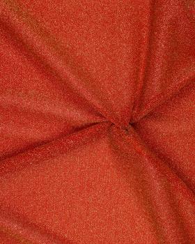 Round Glitter Light Jersey Fabric / Red - Tissushop