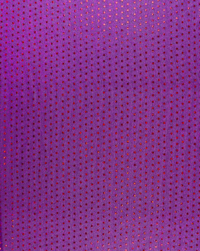 Red Round Glitter Fabric / Purple - Tissushop