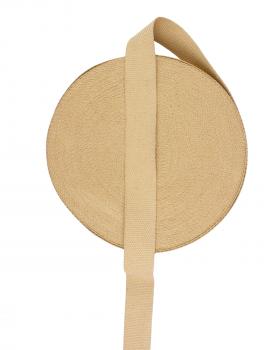 Sangle Coton 38 mm Beige - Tissushop