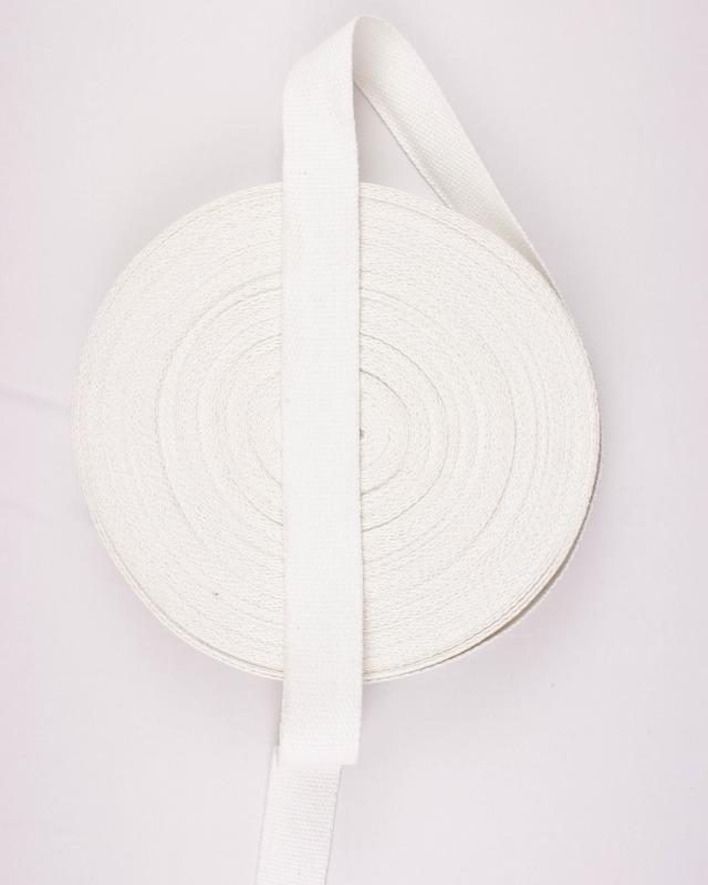 Cotton Webbing 38 mm White - Tissushop