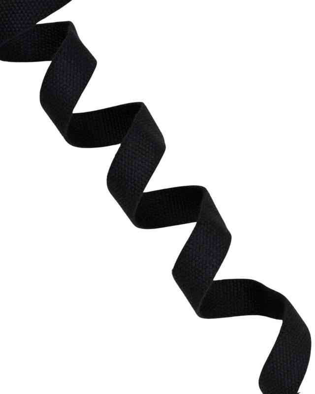 Cotton Webbing 25 mm Black - Tissushop