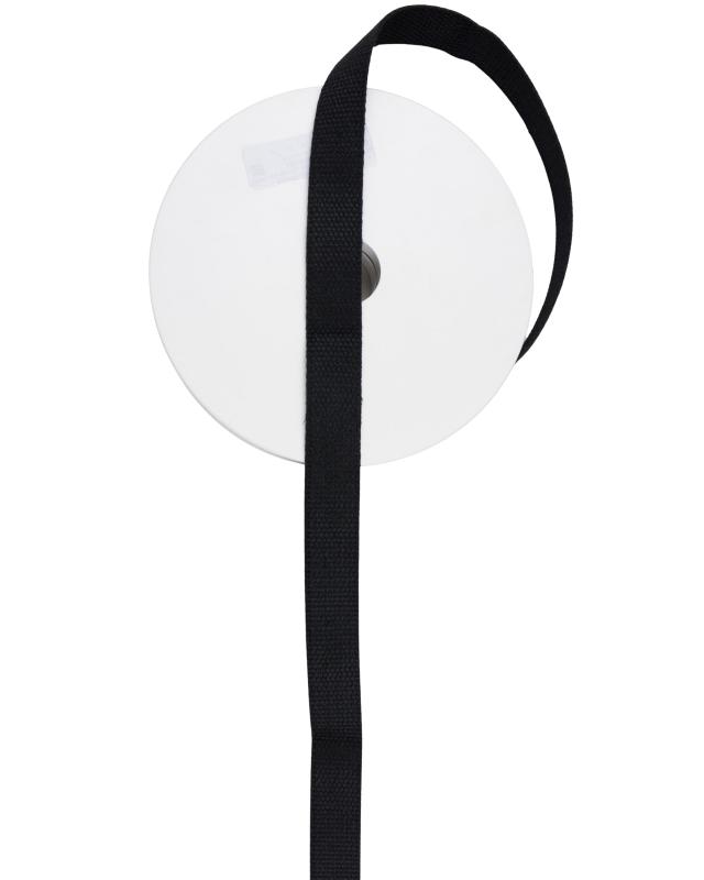 Cotton Webbing 25 mm Black - Tissushop