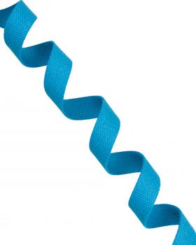 Sangle de Coton 25 mm Bleu Turquoise - Tissushop
