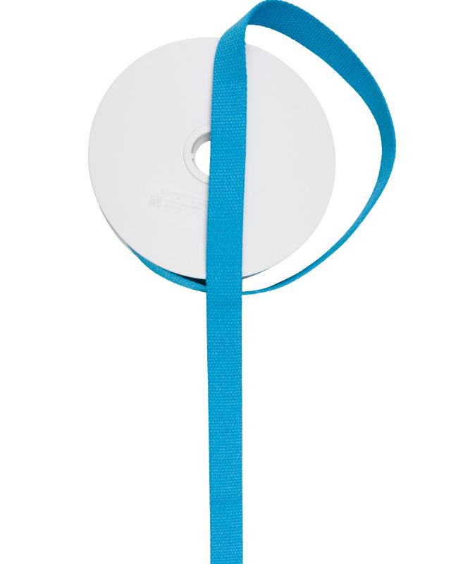 Cotton Webbing 25 mm Turquoise Blue - Tissushop