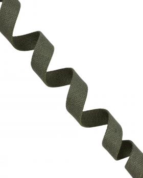 Sangle de Coton 25 mm Kaki - Tissushop