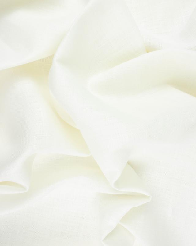 Linen Fabric Elfie in 150 cm White - Tissushop