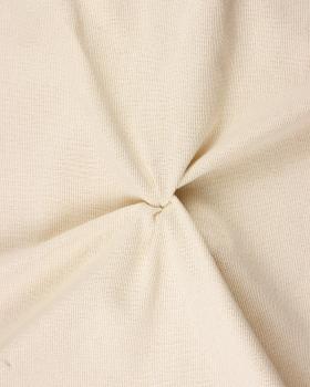 Coton fabric grain riz large wide Off White - Tissushop