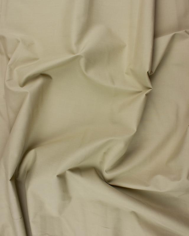 Dyed polycotton Popelin Beige - Tissushop