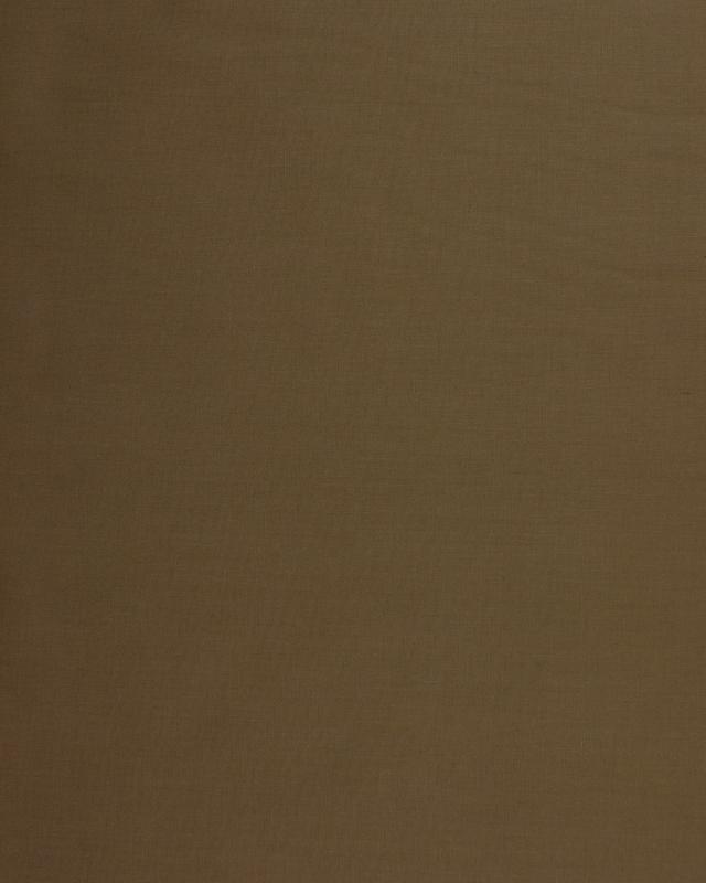 Dyed polycotton Popelin Walnut - Tissushop