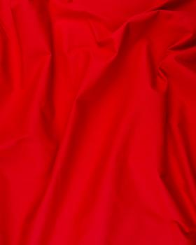 Popeline polycoton Uni Rouge - Tissushop