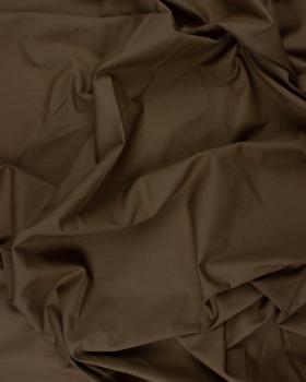 Dyed polycotton Popelin Chocolate - Tissushop