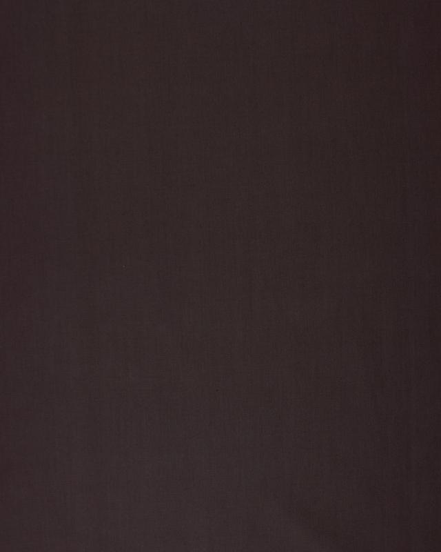 Dyed polycotton Popelin Dark Brown - Tissushop