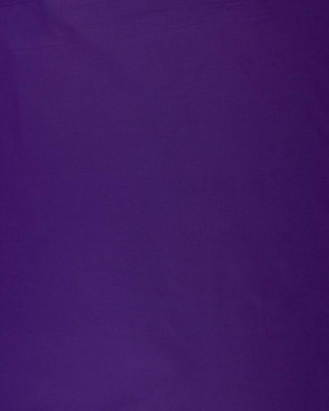 Popeline polycoton Uni Violet - Tissushop