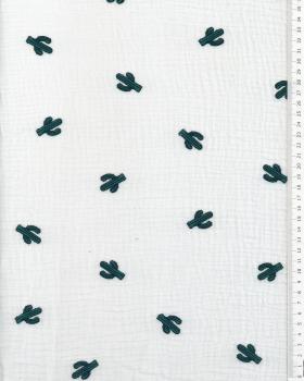 Muslin printed cactus - Tissushop