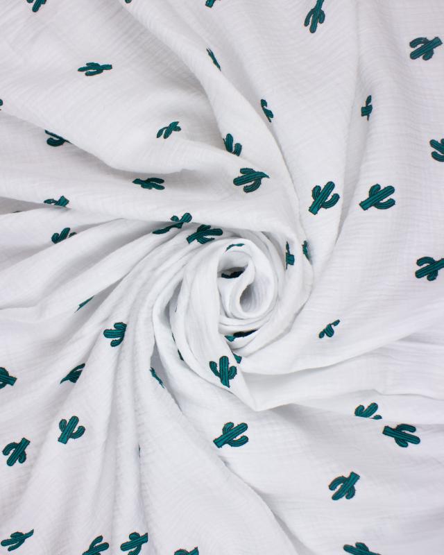 Muslin printed cactus - Tissushop