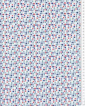 Cotton Popelin - Basen Blue - Tissushop