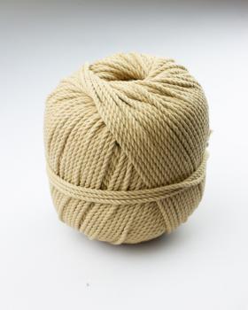 Cordeau de coton macramé Beige - Tissushop