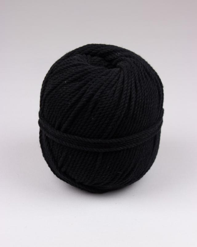 Macramé cotton rope Black - Tissushop