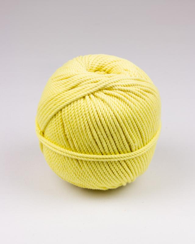 Cordeau de coton macramé Jaune - Tissushop