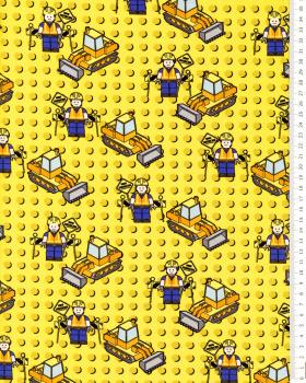 Building gamer printed Jersey Yellow - Tissushop