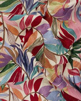Jacquard home decor Fabric large width - Foliage - Tissushop