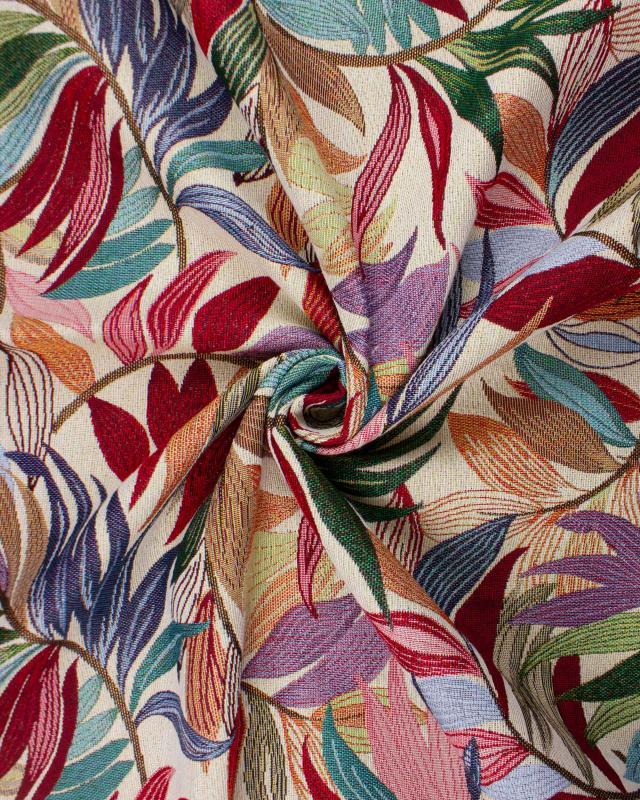 Jacquard home decor Fabric large width - Foliage - Tissushop