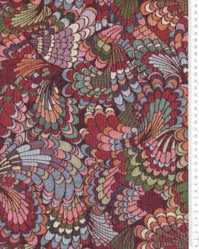 Jacquard d'ameublement grande largeur - Paon - Tissushop