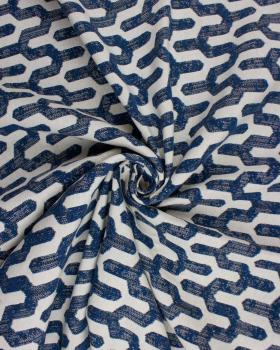 Jacquard home decor Fabric large width - Victor Blue - Tissushop
