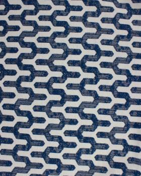 Jacquard home decor Fabric large width - Victor Blue - Tissushop