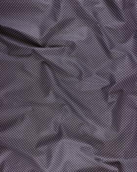 Cotton Popelin mini dot on a background Dark Grey - Tissushop