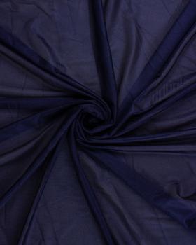 Charming mesh satin Navy Blue - Tissushop