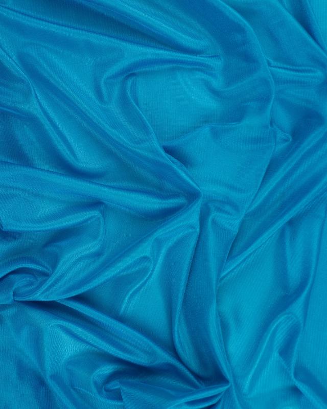 Charming mesh satin Turquoise Blue - Tissushop