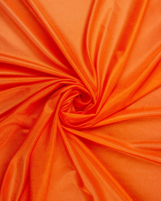 Satin maille charmeuse Orange - Tissushop
