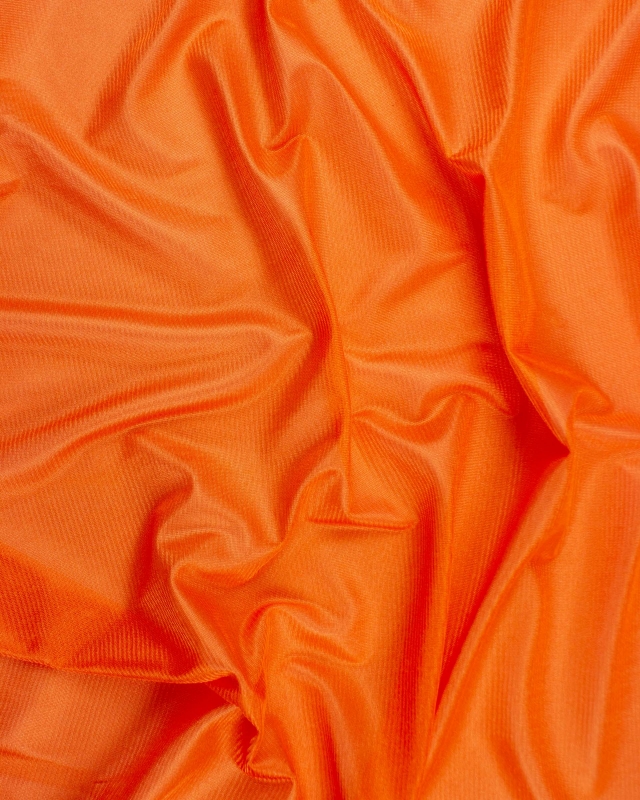 Charming mesh satin Orange - Tissushop